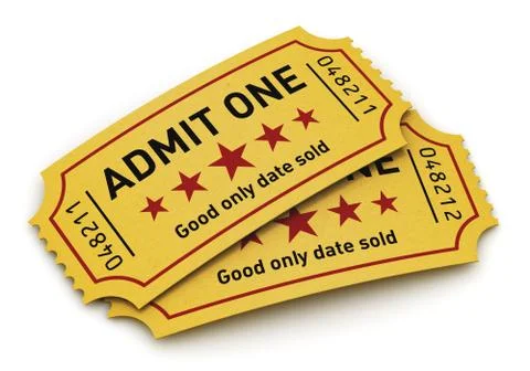 Cinema tickets Stock Illustration