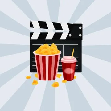 Cinema vector illustration. Stock Illustration