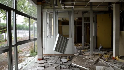 Cinemagraph in abandoned building Stock Footage 141875007