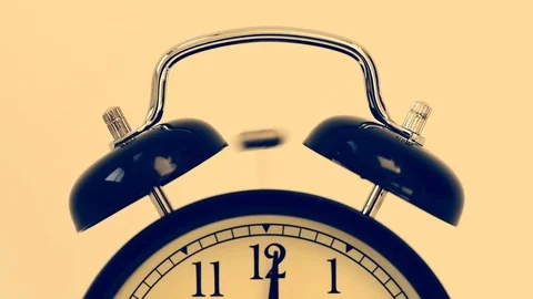 Cinemagraph of an alarm clock Stock Footage 111275781