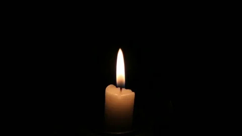 Cinemagraph Burning Candle. Stock Footage 74761050