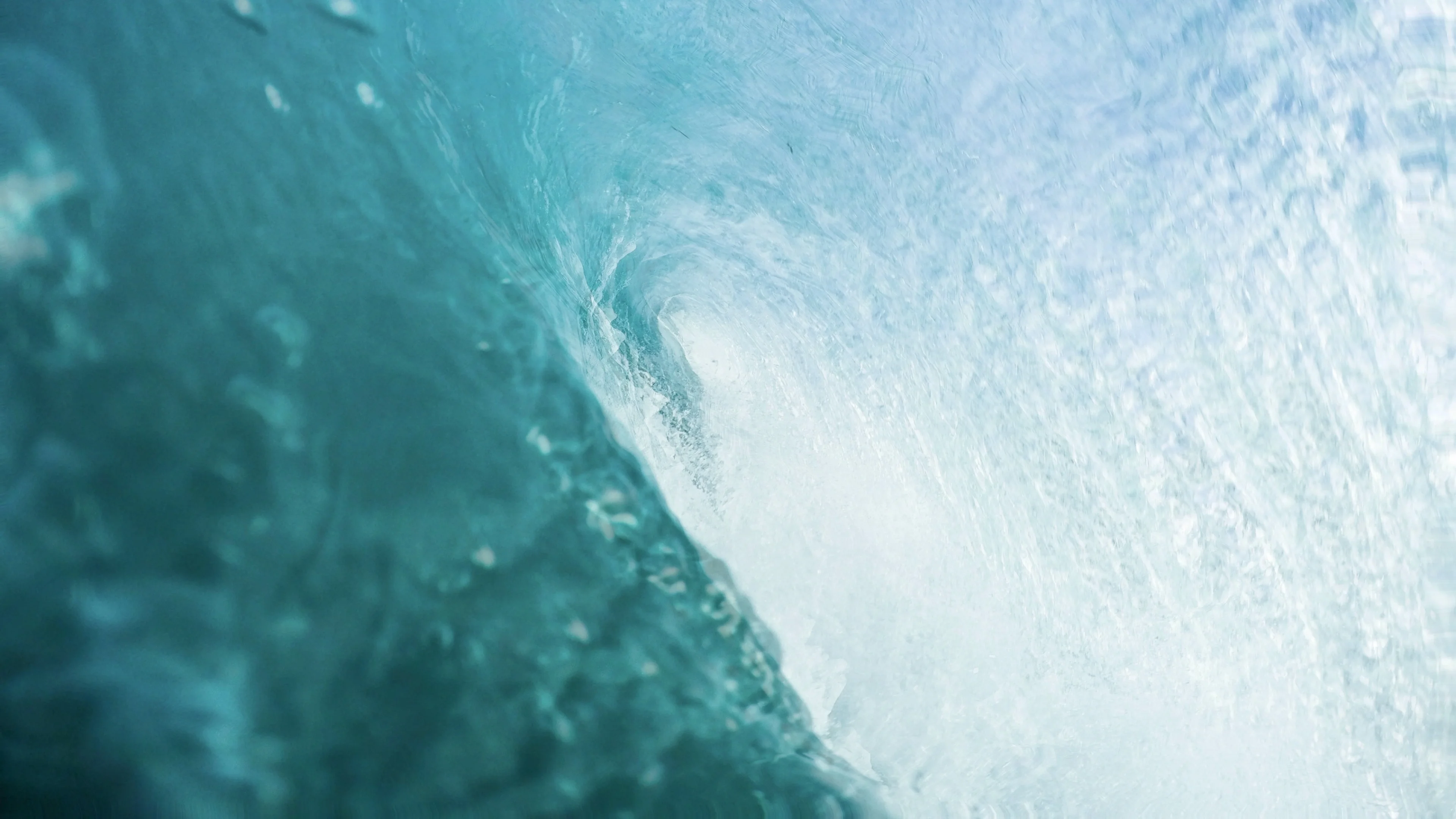 Closeup Of Crashing, Blue Wave - PacificStock