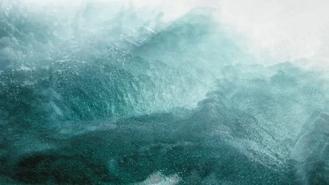Cinemagraph of up close ocean wave Stock Footage 94302558