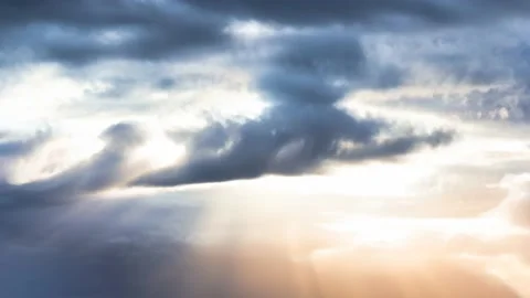 Cinemagraph Continuous Loop Animation. Dramatic View of a cloudscape Video stock 144063462