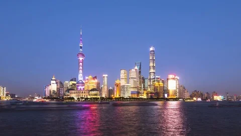 Cinemagraph Loop 4K: Skyline Stock Footage 92133575