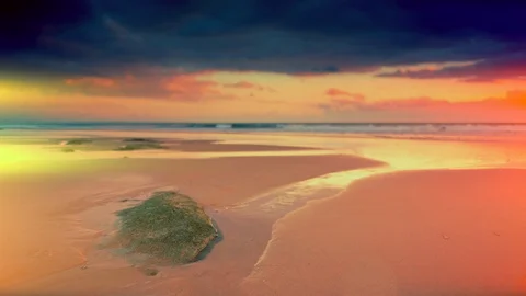 Cinemagraph Loop - Beautiful Colors at Shore - motion photo 動画素材 98713680