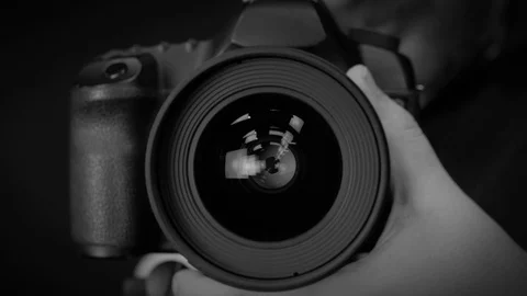 Cinemagraph Loop - Camera Aperture Opens and Closes 库存影片 119395315