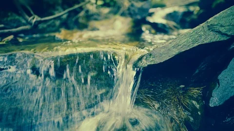 Cinemagraph Loop - Closeup Spring Water - motion photo Stock Footage 98713122