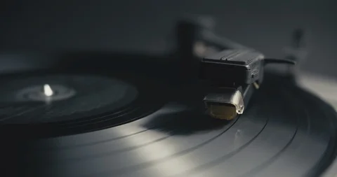 Cinemagraph Loop Vinyl Player Detail Stock Footage 99082926