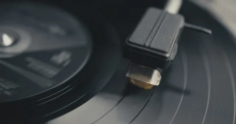 Cinemagraph Loop Vinyl Player Detail Stock Footage 99083021