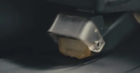 Cinemagraph Loop Vinyl Player Macro Detail Stock Footage 99083277