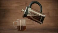 Cinemagraph - Pouring Hot Tea From The Teapot In The Cup. Stock Footage