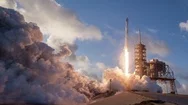 Cinemagraph Of Rocket Launch At Cape Canaveral Florida Stock Footage