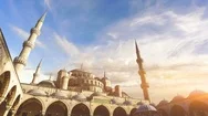 Cinemagraph - Sultan Ahmed Mosque (Blue Mosque), Istanbul, Turkey. Stock Footage