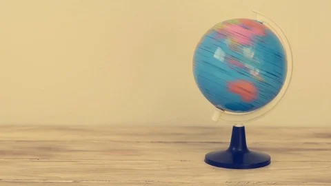 Cinemagraph of a terrestrial globe Stock Footage 111275830