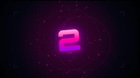 Cinematic 3d countdown motion graphic Видео 347050266