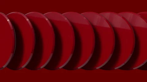 Cinematic 3D Motion Circles FullHD Stock Footage 291937849