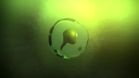 Cinematic 3D Tadpole Eggs Floating in Pond Lake or Puddle - ALT Stock Footage 340933102