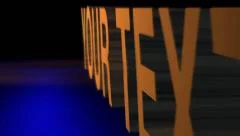 Cinematic 3D text Intro Stock After Effects