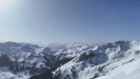 Cinematic 4K 60fps  Mountain Range Panorama from Zwölferkogel Peak Vídeos de archivo 330297478