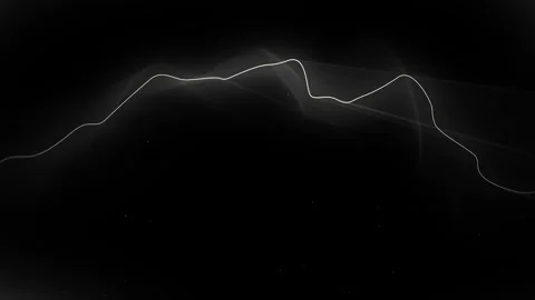 Cinematic 4K Ambient Wave Light Loop – DarkAbstract Background Animation 動画素材 321159807