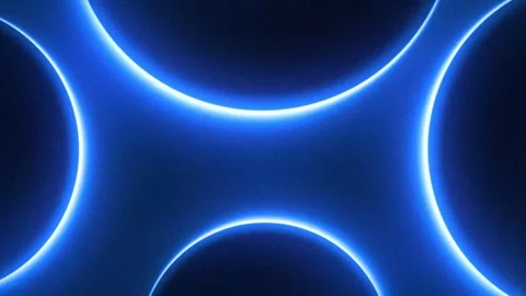 Cinematic 4K blue planet background with glowing gradients and cosmic depth. Stock Footage 318836899