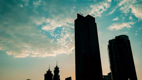 Cinematic 4K Clouds Time Lapse in Teal and Orange | ProRes 422 HQ Stock Video Stock Footage 286217442