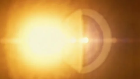 Cinematic 4K Flash Light Leaks Overlay with Lens Flare and Film Burn Effect Stock Footage 343532908