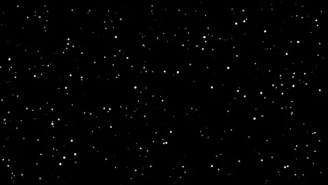 Cinematic 4K space background with twinkling stars and motion Vídeo Stock 345013456
