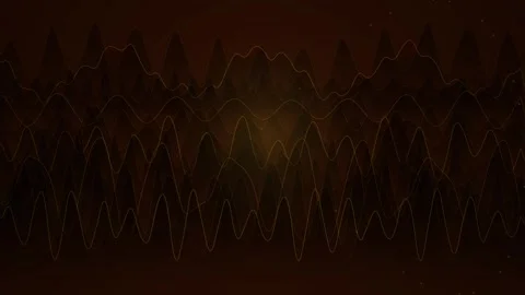 Cinematic abstract audio visualizer wave background for music and tech videos Stock Footage 344517567