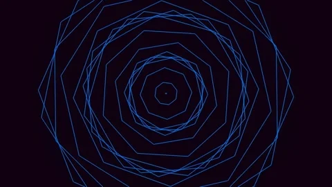 Cinematic abstract digital data lines flow networking grid technology Stock Footage 337163129