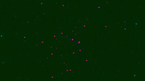 Cinematic abstract glowing particle background loop in deep space void Stock Footage 341058149