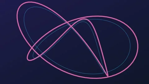 Cinematic Abstract Infinity Loop Animation Symbolizing Continuous Endless C.. Stock Footage 343632765