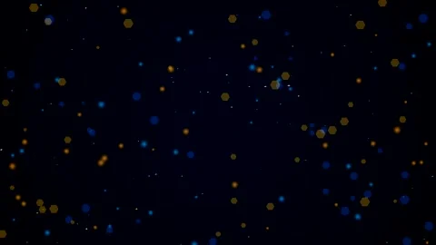 Cinematic abstract motion background with glowing particles Vídeo Stock 346234010