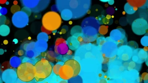 Cinematic Abstract Particle Overlay with Floating Glitter and Bokeh Lights Stock Footage 344263889