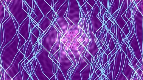Cinematic abstract tech flowing data waves background, neon green digital loo Stock Footage 336767593