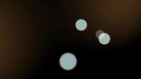 Cinematic Ambient Light Bokeh Overlay Background with Soft Floating Defocuse Video stock 343532404