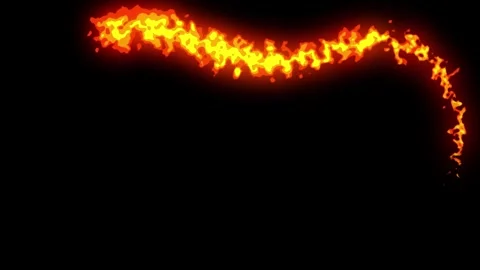 Cinematic Animated Fire Spiral Transition on Black Background Vídeos de archivo 333626439