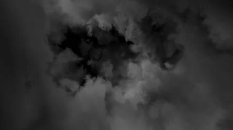 Cinematic animation background, flying through stormy clouds Stock Footage 67529861