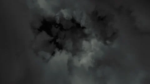 Cinematic animation background, flying through stormy clouds, looped Stock Footage 68276350