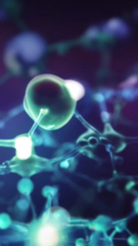 Cinematic animation of macro molecular structure. Stock-Footage 282782600