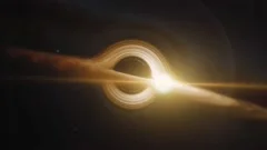 3d Animation of Black Hole Background of... | Stock Video | Pond5