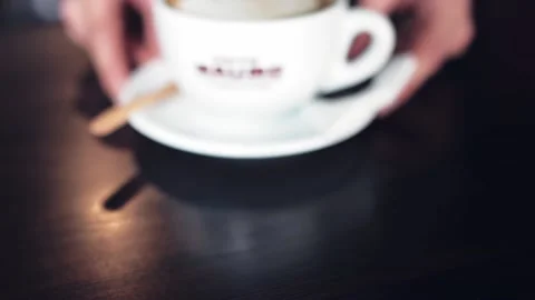 Cinematic B-roll footage of process of making coffee. Stock-Footage 141516881