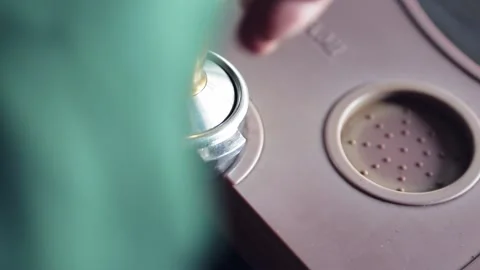 Cinematic B-roll footage of process of making coffee. Video stock 141516900