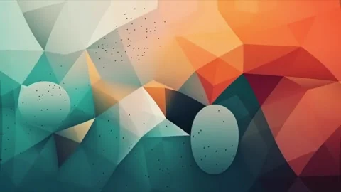 Cinematic Background Abstract Geometric Structures 库存影片 347755367