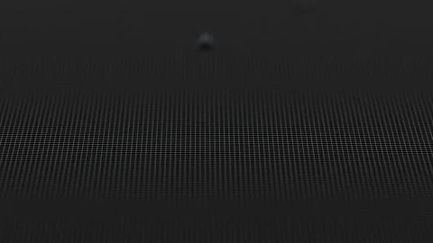 Cinematic background. Curvature of space. seamless loop. Stock Footage 80349962