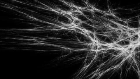 Cinematic black and white chaos background Stock Illustration