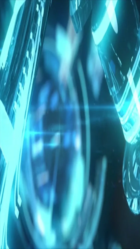 Cinematic blue light transition burn effect Stock-Footage 339778951