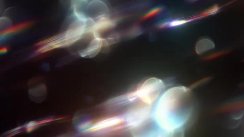 Cinematic Bokeh Light Flares Abstract Background Loop Stock Footage 336850633
