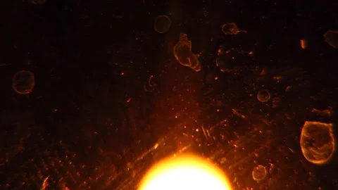 Cinematic candle Flame in the Wind Stock Footage 165075315